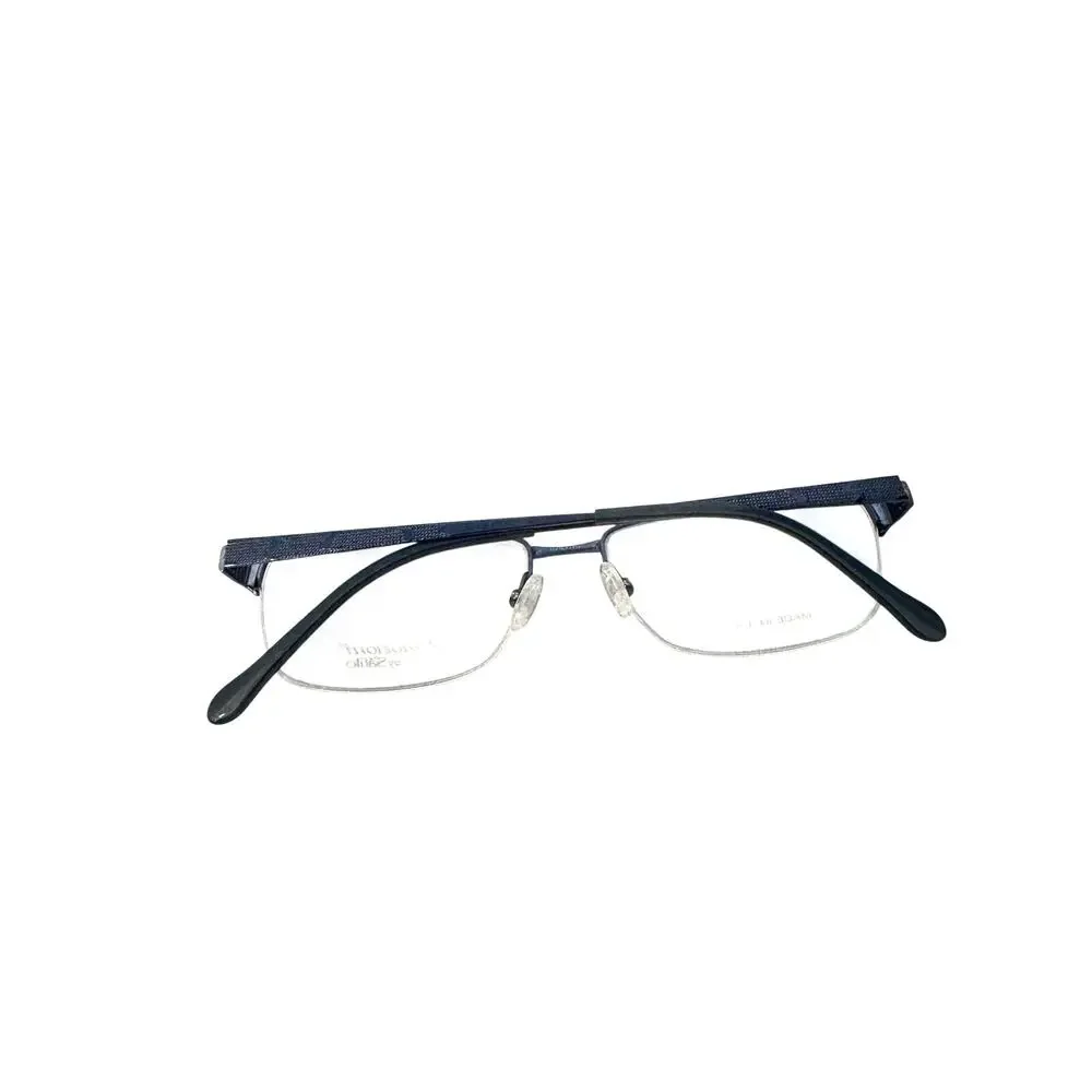 NEW Emozioni EM 4405 05BR Blue half rim rectangle glasses